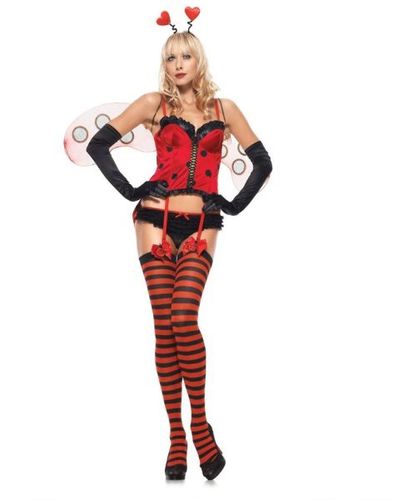 Women's Costume: Sweetheart Bug Sexy- Extra Small