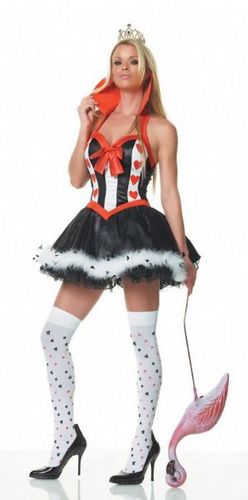 Women's Costume: Sexy Queen of Hearts- Medium/Large