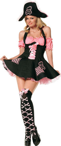 Women's Costume: Pirate Treasure Hunt- Medium/Large