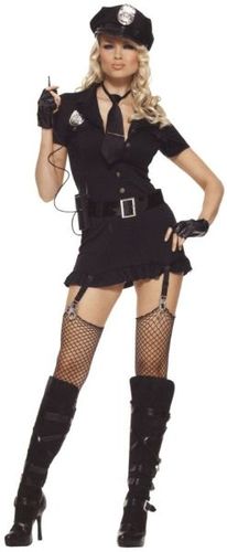 Women's Costume: Sexy Dirty Cop- Extra Large