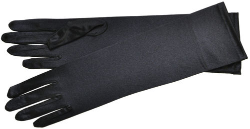 Gloves Elbow Length Black