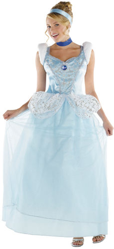 Women's Costume: Cinderella Deluxe- Plus Size