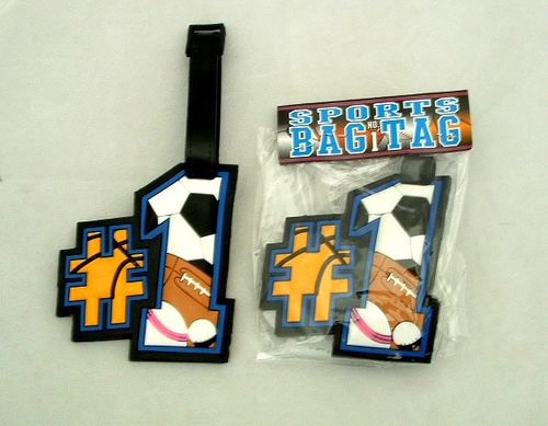 #1 Sports Bag ID Tag Case Pack 120
