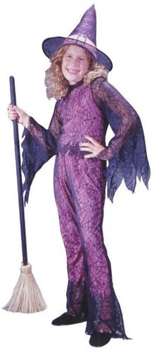 Funky Pink Witch Girl's Costume- Small