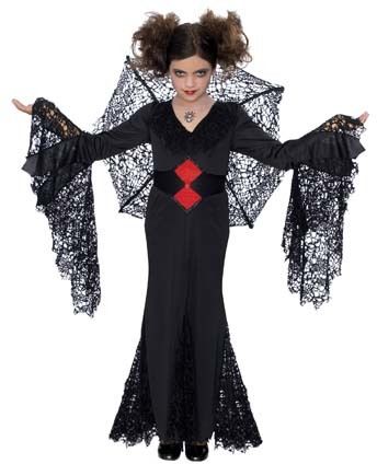 Black Widow Girls' Costume- Large