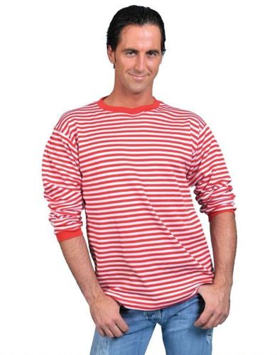 Red/White Clown Shirt- Mens' Large