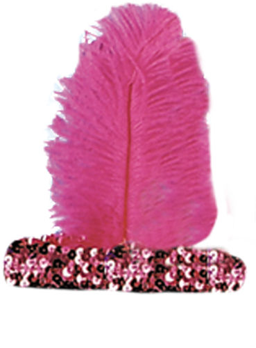 20's Headband Fuchsia