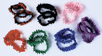 Armband Garters Red Black Pr