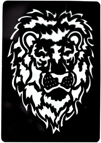 Stencil Lion