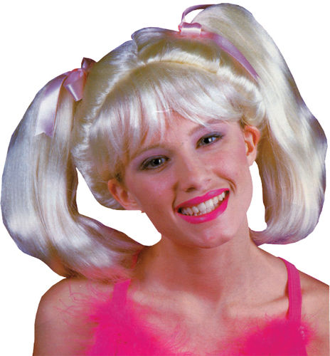 Pigtail Wig- Blonde
