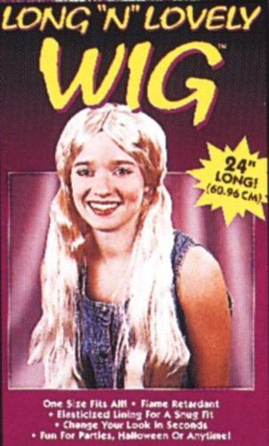 Long Blonde Costume Wig