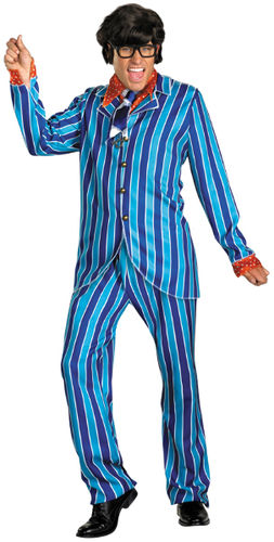 Men's Costume: Austin Powers Carnaby Suit- Standard