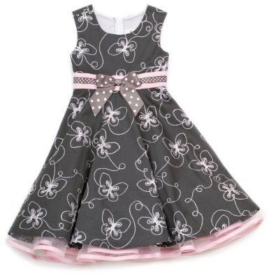 Rare Editions Girls Butterfly Dress