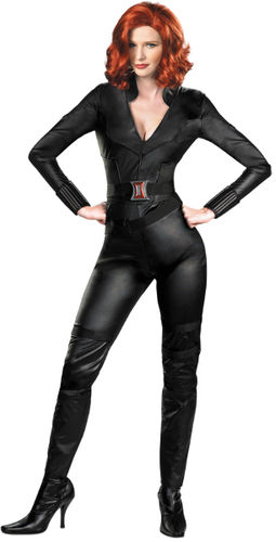 Women's Costume: Black Widow Avengers Deluxe- Small