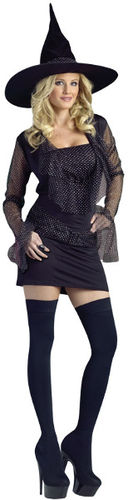 Women's Costume: Sparkle Witch- Small/Medium