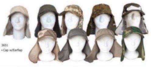 Safari Style Cap Earflap Neck Cover 9 Styles Assorted Case Pack 24