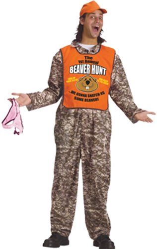 Beaver Hunter Men's Costume- One Size