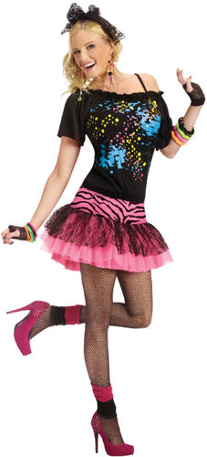 Women's Costume: 80's Pop Party- Medium/Large