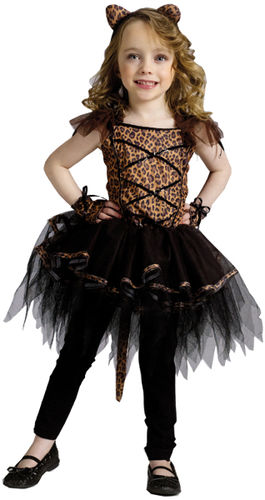Ballerina Lepoard Toddler Girl Costume- 24M-2T