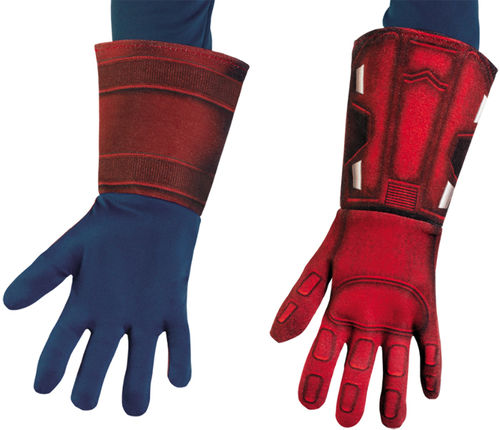 Costume Accessory: Captain America Deluxe Gloves- Child