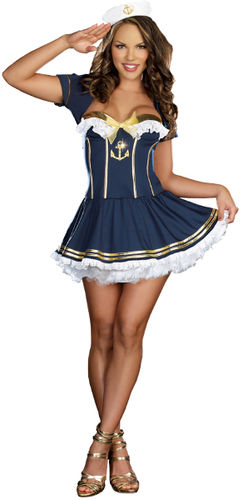 Rockin' The Boat Women's Costume- Medium 6-10