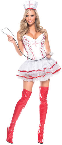 Women's Sexy Costume: Home Care Nurse- Extra Large