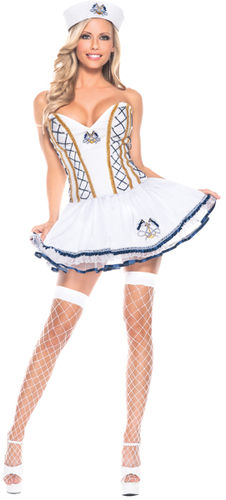 Naughty Sailor Women's Costume- Small/Medium