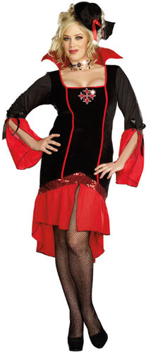Women's Costume: Vamps Like Us- Extra Large