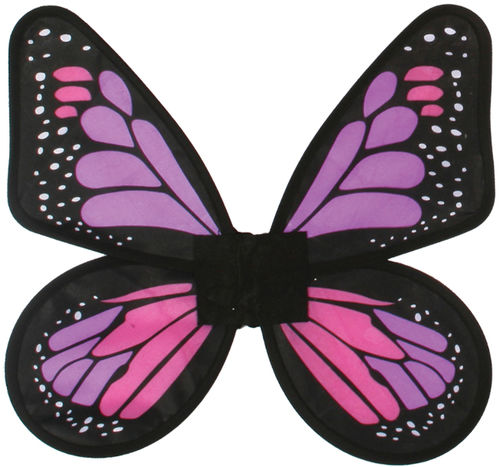 Wings Butterfly Satin Adult Pink