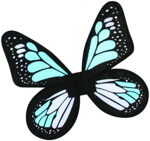 Wings Butterfly Satin Children Blue