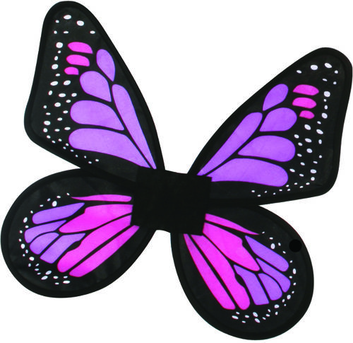 Wings Butterfly Satin Children Pink