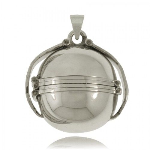 Sterling Silver Picture Locket Pendant - Four Photos
