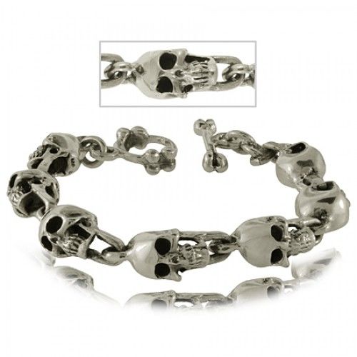 Unisex Adult'S Bracelet in Sterling Silver - Glossy Polish - Exquisite