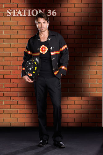 Smokin' Hot Fire Dept Men's Costume- Extra Large