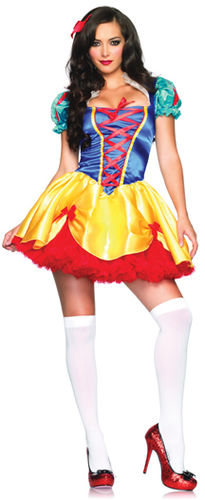 Women's Costume Snow White Fairytale- Medium/Large
