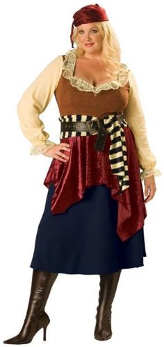Buccaneer Beauty Women's Costume- Plus Size 3X