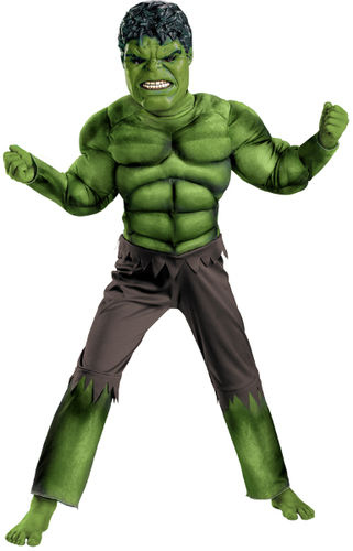 Toddler Costume: Hulk Avengers Classic Muscle- 3T