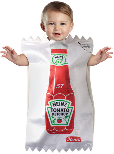 Heinz Ketchup Packet Bunting Baby Costume- 3-9 Months