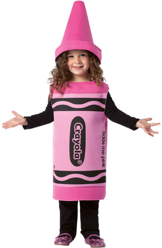 Crayola Tickle Me Pink Girl's Costume- Size 4-6X