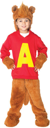Alvin Chipmunk Child Costume- Small