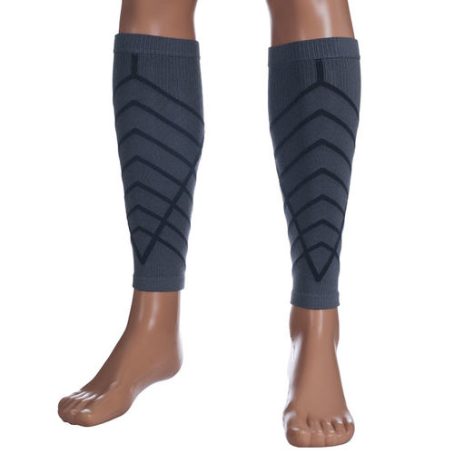 Remedy&#8482; Calf Compression Running Sleeve Socks Small Grey
