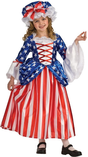 Betsy Ross Girls' Costume- Large 12-14