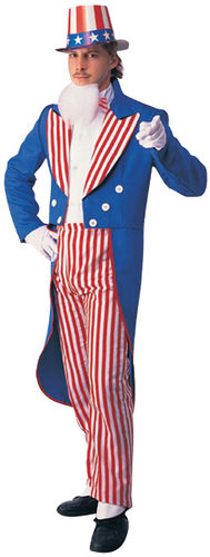 Uncle Sam Men's Costume- Medium