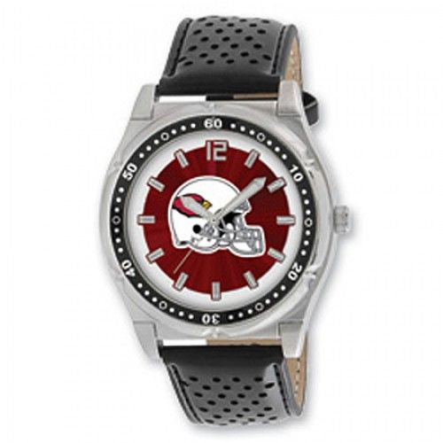 Men'S Arizona Cardinals Watch in Stainless Steel - Buckles - Water Resistant