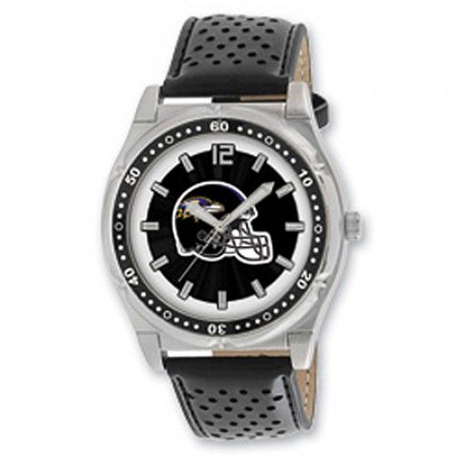 Men'S Baltimore Ravens Watch in Stainless Steel - Water Resistant - Flattering