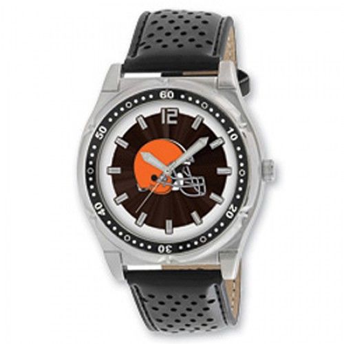 Men'S Cleveland Browns Watch in Stainless Steel - Buckles - Water Resistant