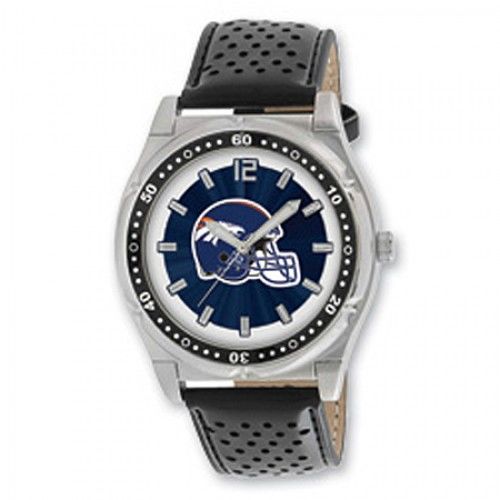 Men'S Denver Broncos Watch in Stainless Steel - Buckles - Water Resistant