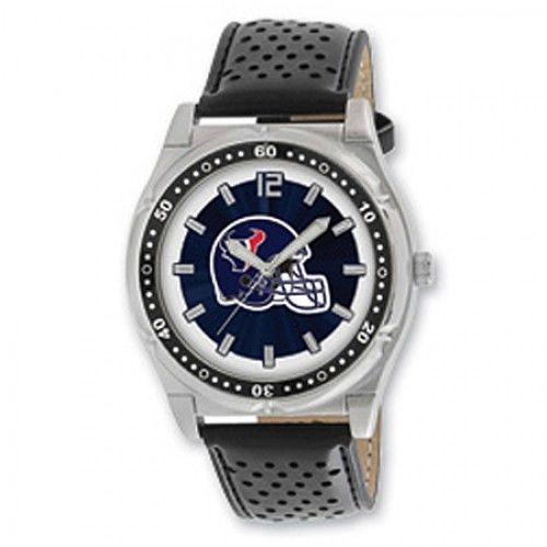 Men'S Houston Texans Watch in Stainless Steel - Water Resistant - Dazzling