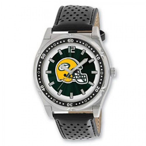 Men'S Green Bay Packers Watch in Stainless Steel - Buckles - Water Resistant