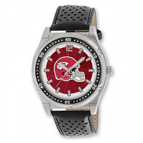 Men'S Kansas City Chiefs Watch in Stainless Steel - Buckles - Water Resistant